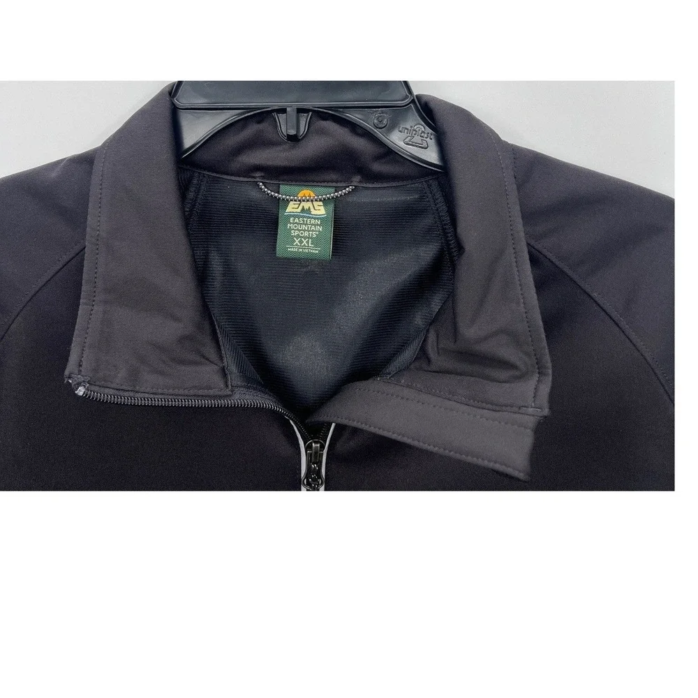 Eastern Mountain Sports Mens XXL Full Zip Jacket Black‎ Running Athletic